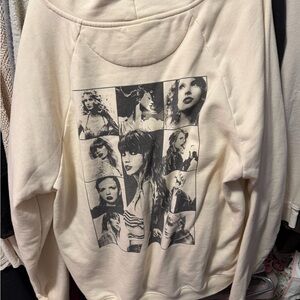 Taylor Swift Cream Hoodie - The Eras Tour